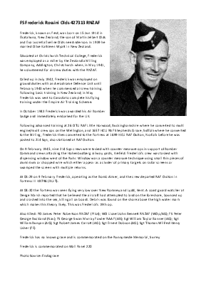 A preview of a PDF biography for Olds, Frederick Rossini
